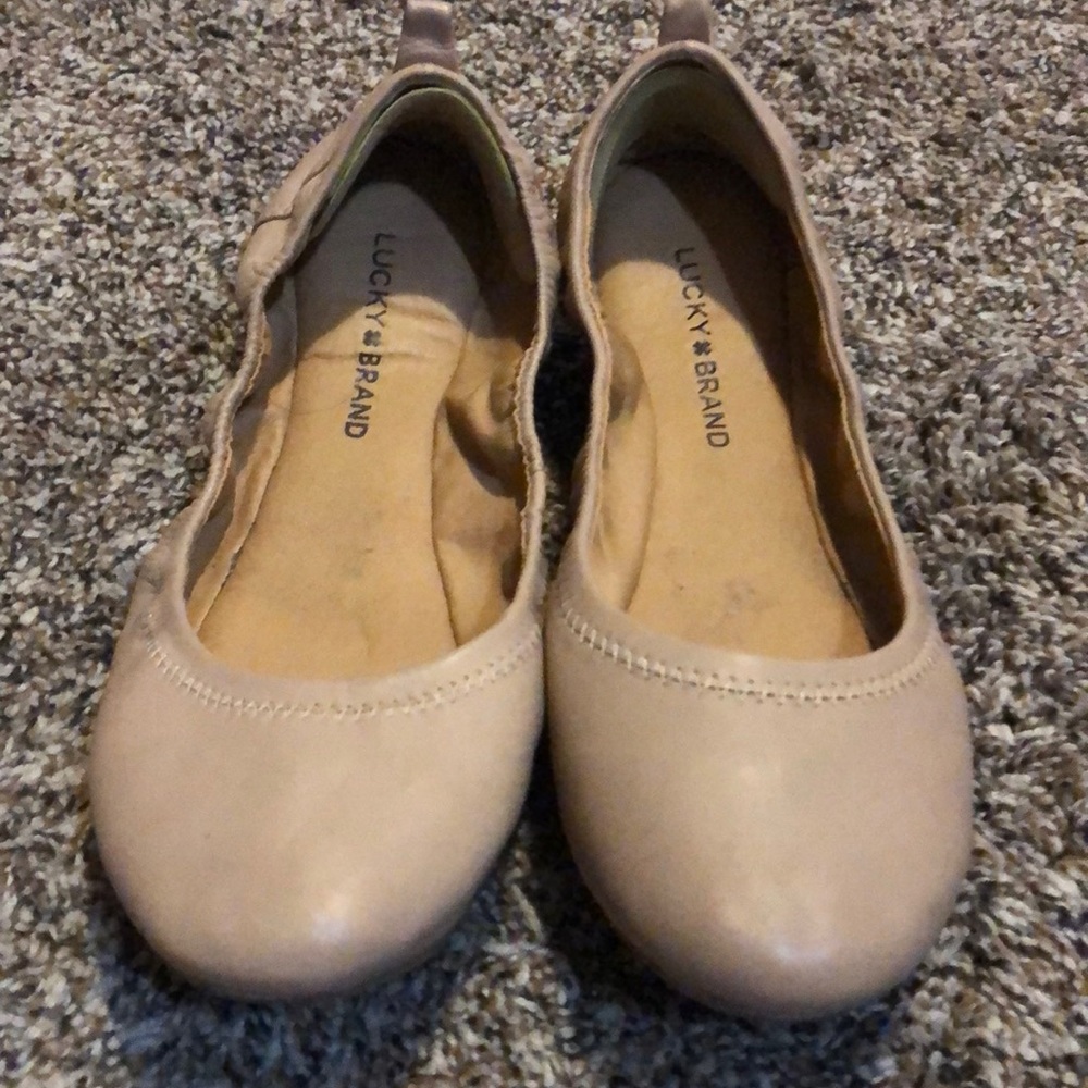Lucky Brand Nude Flats - Sz 9
